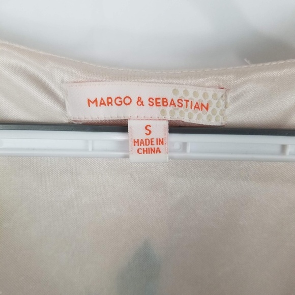 Margo & Sebastian Pink Pleated Floral Mini Dress - Picture 3 of 6